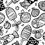Assorted Candy Coloring Sheets 4