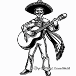 Authentic Mariachi Fiesta Coloring Pages 1