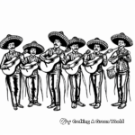 Authentic Mariachi Fiesta Coloring Pages 4