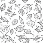Autumn Leaves Falling Coloring Pages 4