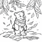 Autumn-Themed Build a Bear Coloring Pages 4