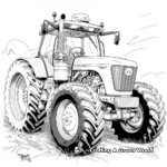 Awesome Big Bud Tractor Coloring Pages 1