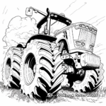 Awesome Big Bud Tractor Coloring Pages 2