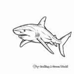 Awesome Blue Shark Coloring Pages 4