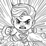 Awesome Superhero Coloring Pages 1