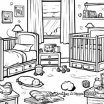 Baby Nursery Bedroom Coloring Sheets 2