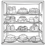 Bakery Window Display Coloring Pages 3