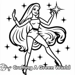 Princess Barbie Coloring Pages - Free & Printable!