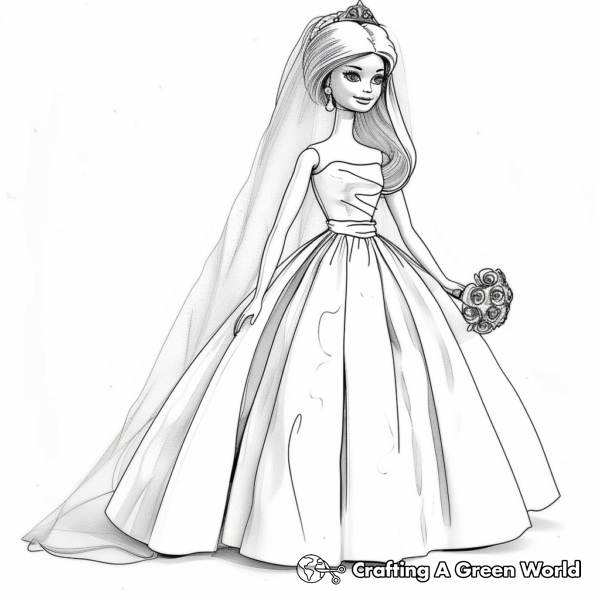 Fashion Barbie Coloring Pages - Free &amp; Printable!
