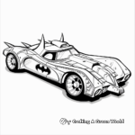 Batman Animated Series Batmobile Coloring Pages 2