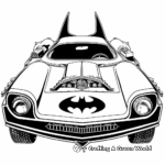 Batmobile Mechanic Diagram Coloring Pages 3