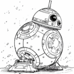 BB-8 In Adventure Setting Coloring Pages 3