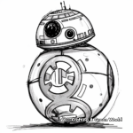 BB-8 In Adventure Setting Coloring Pages 4