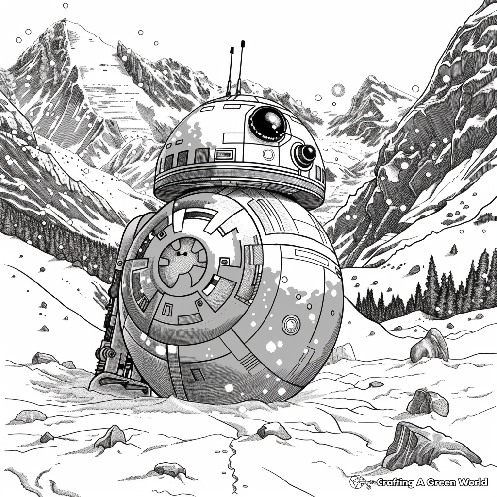 BB 8 Coloring Pages Free Printable 