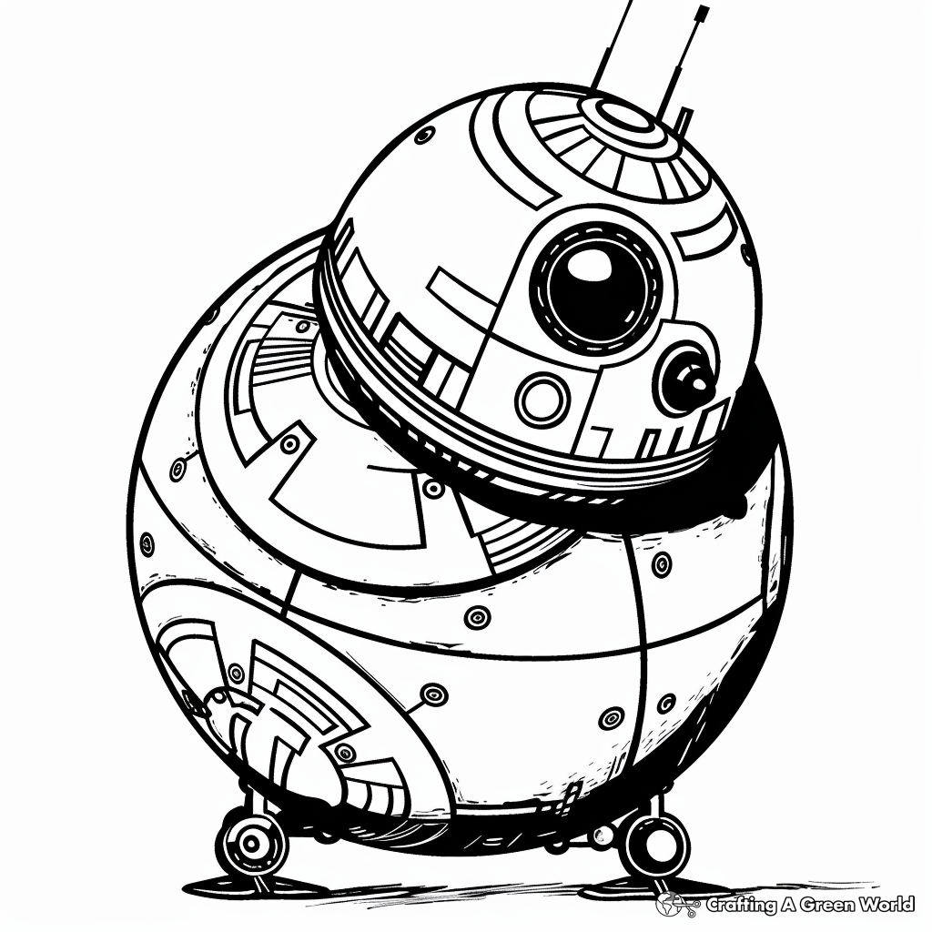 BB 8 Coloring Pages Free Printable 