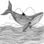 Beautiful Blue Whale Coloring Pages 3