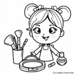 Beautiful Blush Coloring Pages for Kids 2