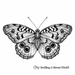 Beautiful Butterfly Full Size Coloring Pages 3