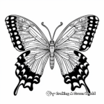 Beautiful Butterfly Symbolizing Hope Coloring Pages 3