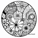 Beautiful Easter Egg Patterns Coloring Pages 4