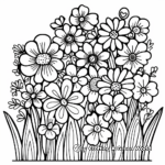 Beautiful Gratitude Flower Coloring Pages 1