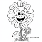 Beautiful Gratitude Flower Coloring Pages 3