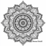 Beautiful Mandala Pattern Coloring Pages 3