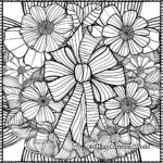 Beautiful Pattern Ribbon Coloring Pages 2