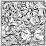 Beautiful Pattern Ribbon Coloring Pages 3