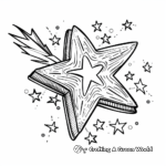 Beautiful Shooting Star Coloring Pages 4