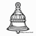 Bell Ornament Coloring Pages for Holiday Vibes 4