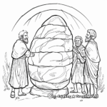Biblical Easter Story Coloring Pages 4