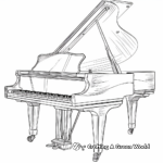 Big Symphony Piano Coloring Pages 1