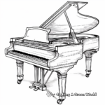 Big Symphony Piano Coloring Pages 2