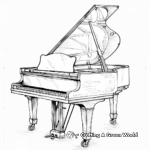 Big Symphony Piano Coloring Pages 4
