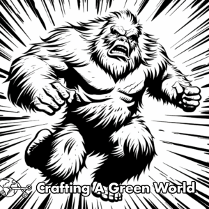 Bigfoot Coloring Pages - Free &amp; Printable!