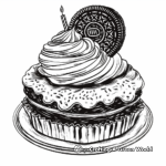 Birthday Cake Flavor Oreo Coloring Page 3