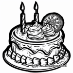 Birthday Cake Flavor Oreo Coloring Page 4