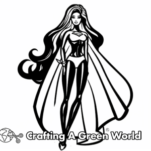 Black Barbie Coloring Pages - Free &amp; Printable!