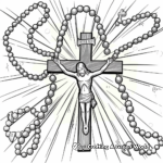 Blessed Trinity Rosary Coloring Pages 2