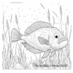 Blobfish in its Natural Habitat Coloring Pages 2