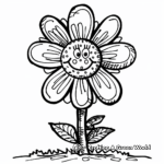 Blooming Flower of Hope Coloring Pages 2