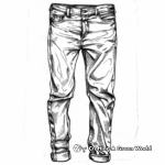 Blue Jeans Coloring Pages for Creatives 1