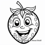 Blue Raspberry Coloring Pages for Kids 2