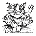 Bobcat Tracks Coloring Pages for Adventure Seekers 2