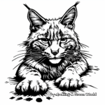 Bobcat Tracks Coloring Pages for Adventure Seekers 3