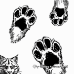 Bobcat Tracks Coloring Pages for Adventure Seekers 4