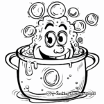 Boiling Water Bubbles Coloring Pages 1