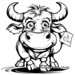 Bold Taurus Bull Coloring Pages 3