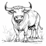 Bold Taurus Bull Coloring Pages 4